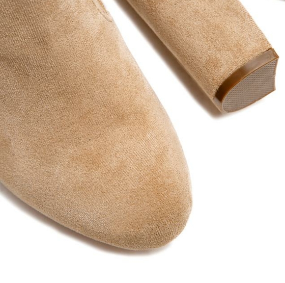 Isabella Nude Over The Knee Thigh High Boots - Picture 8 of 8